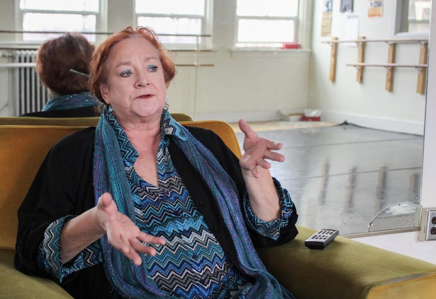 Noreen Graham, artistic director of the Graham Academy of Classical and Contemporary Ballet, talks about her experiences and memories of teaching on Tuesday afternoon at the Gladish Community and Cultural Center. 