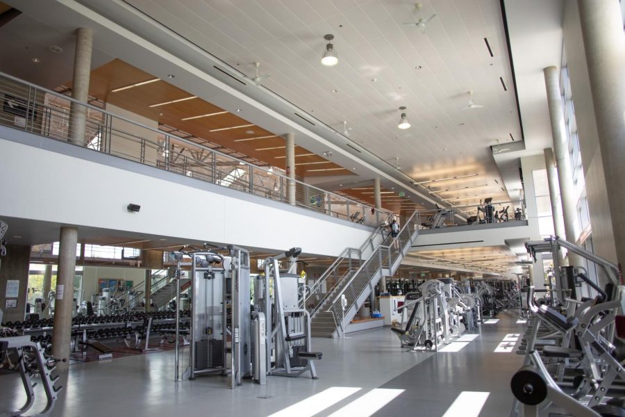 WSU's Student Recreation Center on August 2019. University Recreation facilities are planning to open at 50 percent capacity as Whitman County enters Phase 3. 