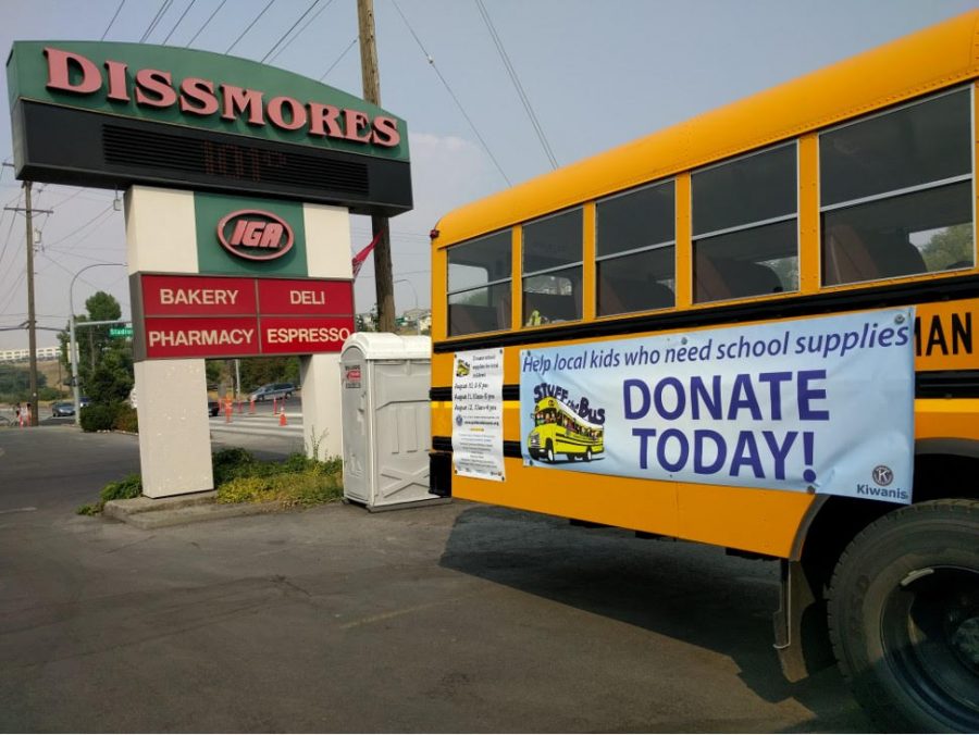 In the past, Pullman Kiwanis conducted the project as a three-day drive with a school bus parked at Dissmore’s. This year, there will not be an in-person drop-off location due to COVID-19. 
