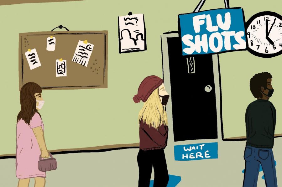 Flu shots are available from now until October. 