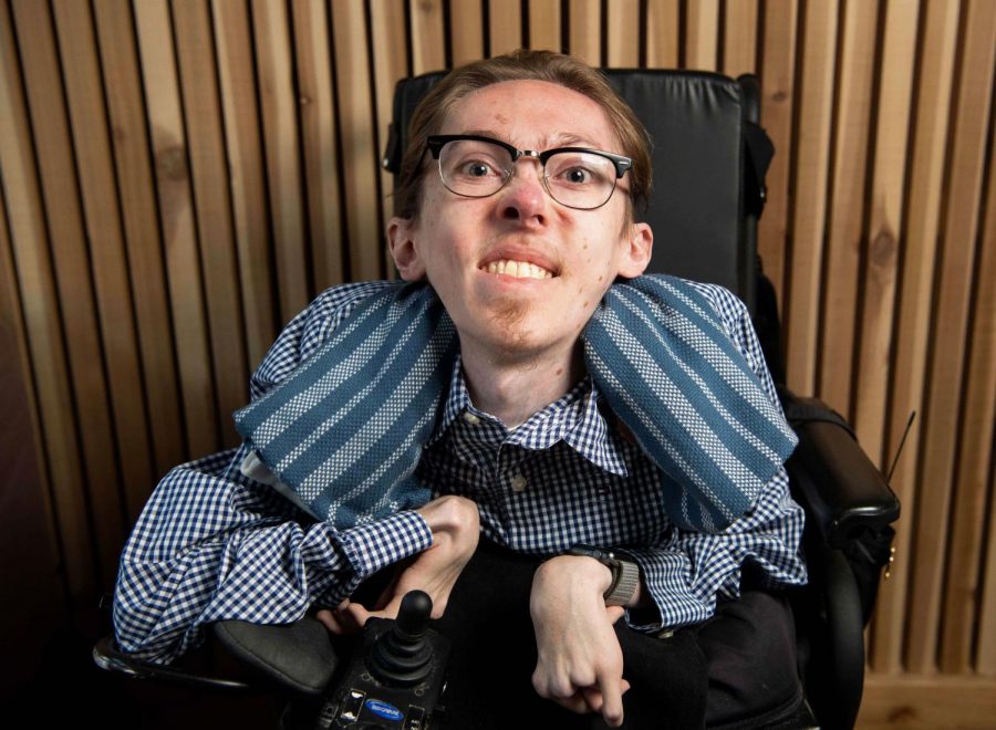 Comedian Steve Way has muscular dystrophy. When he was 14, he ended up with a $750,000 hospital bill because of a back surgery to fix his curved spine that went wrong. He is now an advocate for universal health care.