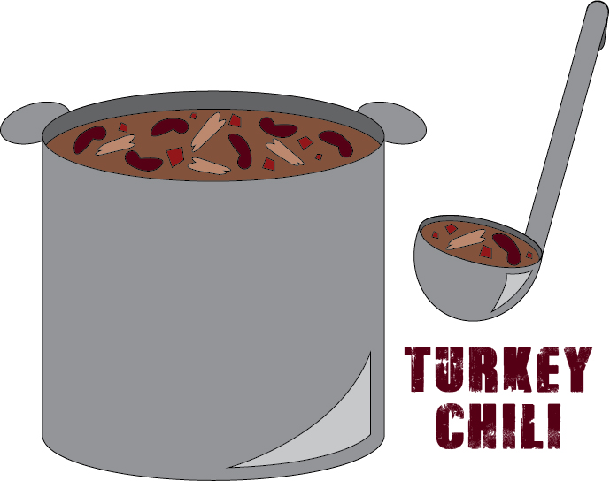 chili illustration w ladle