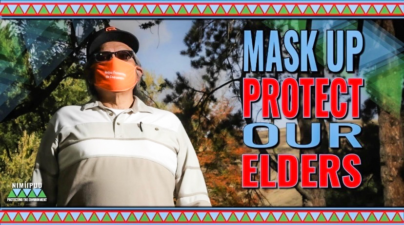 The nonprofit organization, Nimiipuu Protecting the Environment, launched a public service announcement to encourage residents on the Palouse and Nez Perce county to wear a mask when leaving the house.