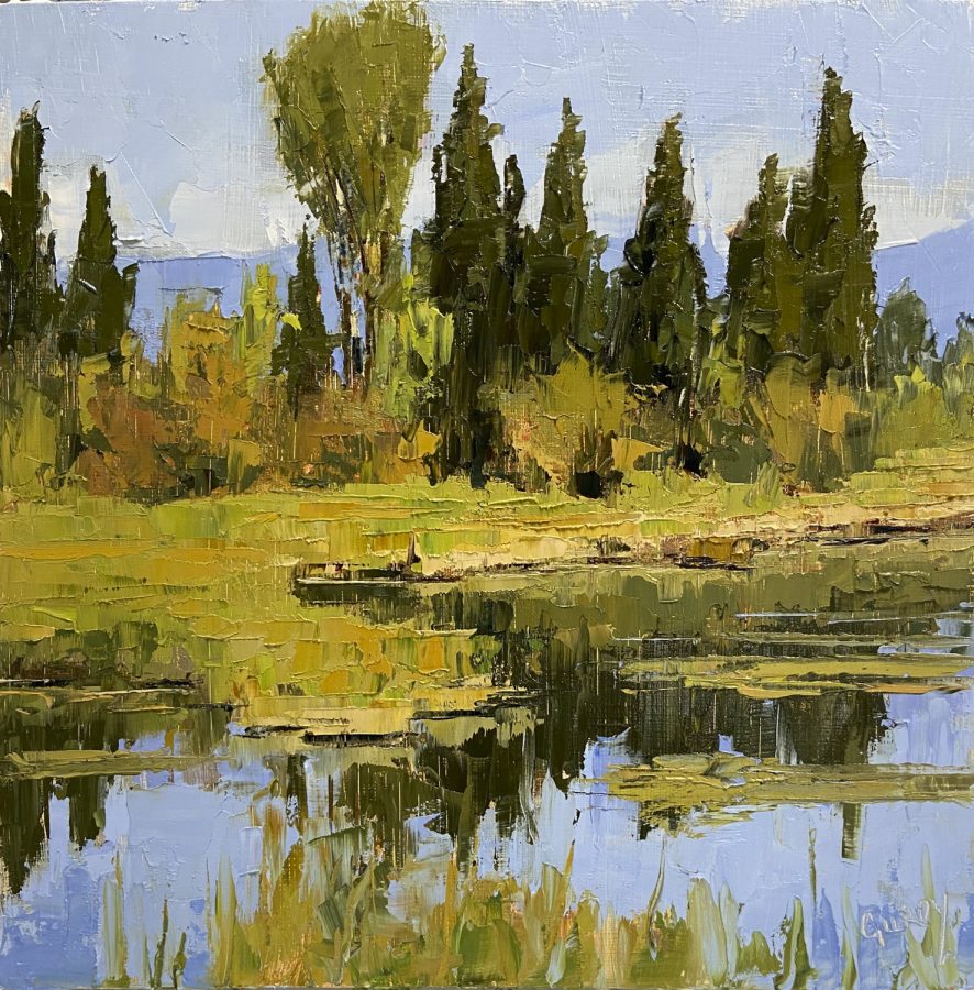 Sunlit+Marsh+by+Denise+Gilroy+was+the+winning+painting+in+this+years+contest.+