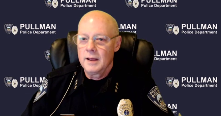 Pullman+Police+Chief+Gary+Jenkins+said+his+department+is+reviewing+their+policy+to+ensure+officers%E2%80%99+use+of+force+is+appropriate+for+the+incidents+they+are+being+used.+
