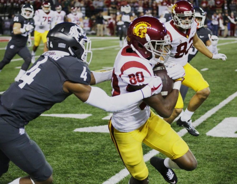 No. 15 USC stays at the top of the rankings after they beat WSU 38-13.