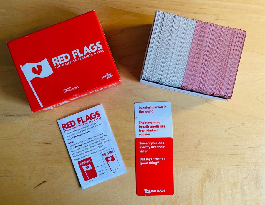 The card game Red Flags is the perfect best date/worst date game to play with your friends.
