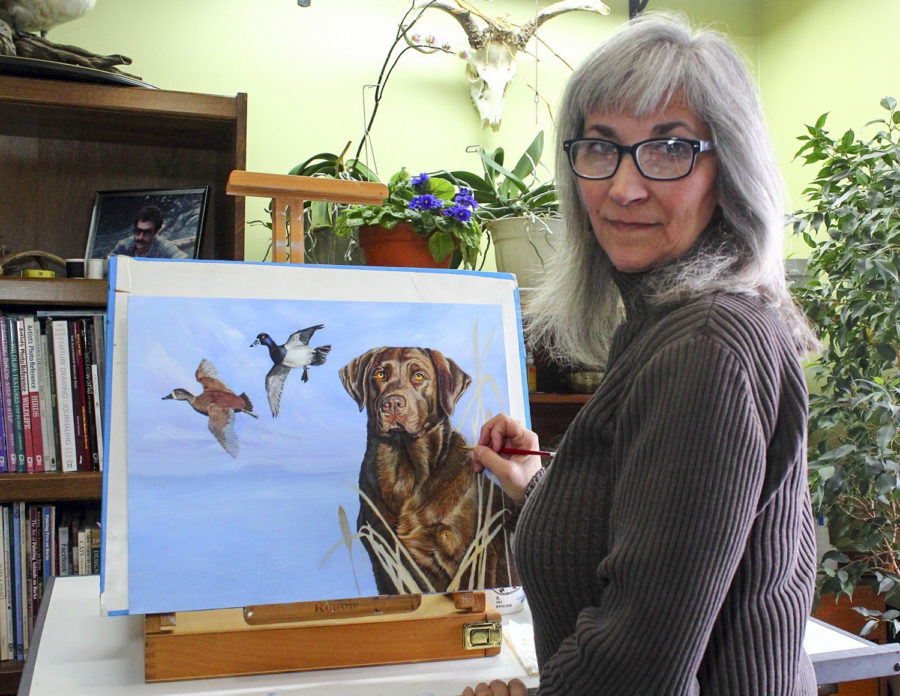 Temple began drawing wildlife and nature when she was a child living on a farm in Illinois.