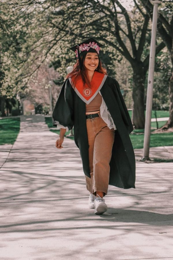 Joni Cobarrubias graduated spring 2020. She was involved in multiple organizations, ran two businesses and worked at the Asian American and Pacific Islander Student Center.