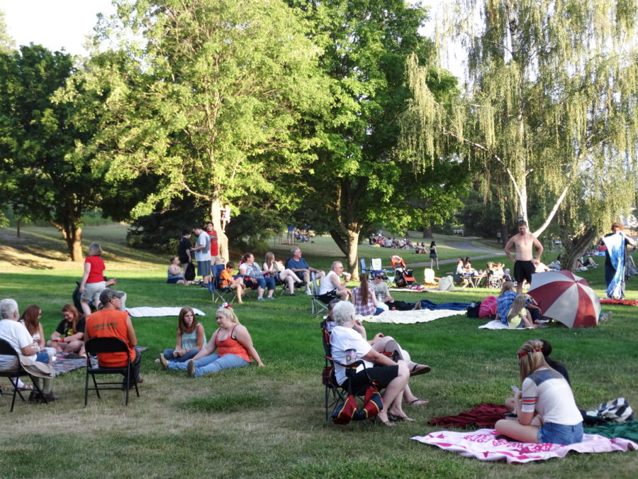Normally, the firework show features live musicians, and a barbeque is put on for community members at Sunnyside Park, pictured here. This year, city officials have opted not to host any entertainment to maintain social distancing.