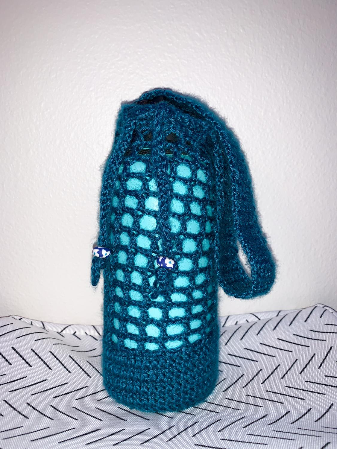 Crochet Water Bottle Holder - Crochet 365 Knit Too