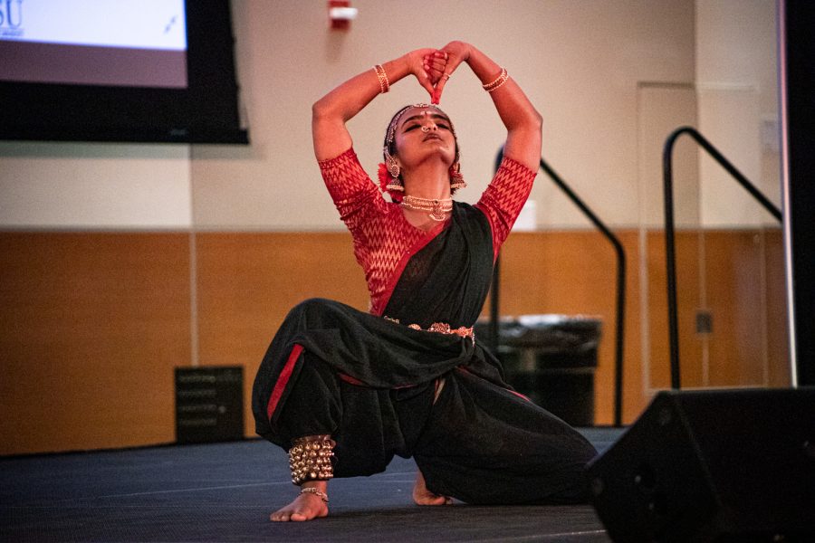 Mamatha Muralidharan performed a dance that pays homage to the Lord of Dance in India, Lord Shiva, on Nov. 18.