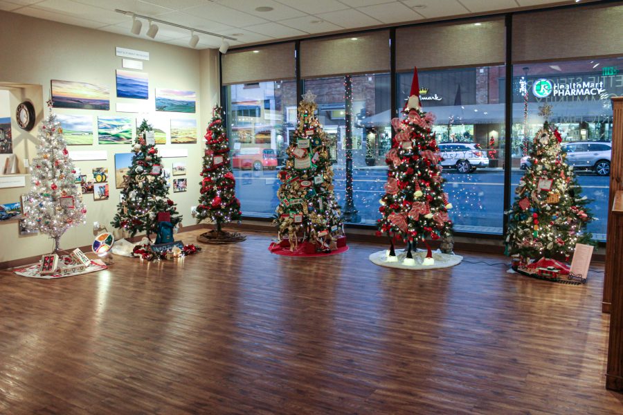 Local organizations display their trees at The Center in Colfax for the Festival of Trees, hoping to win the 