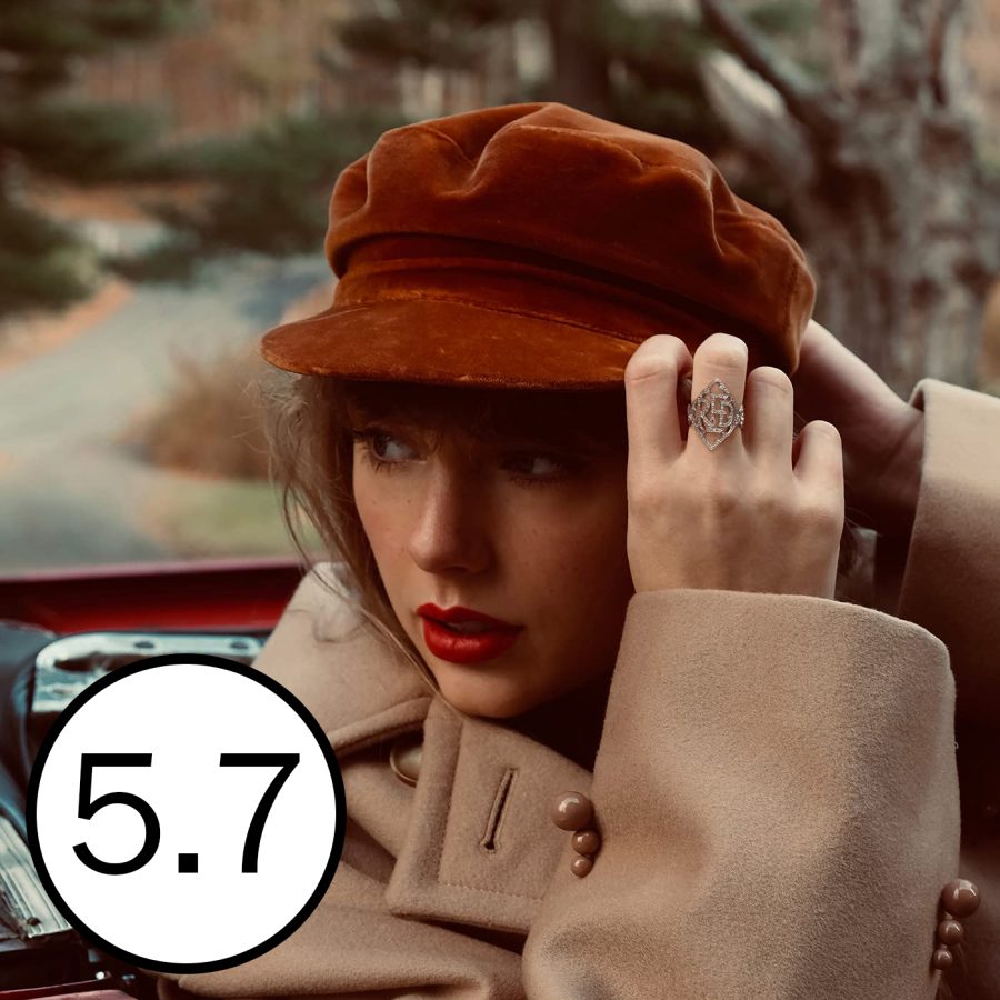 Red (Taylors version) earns a 5.7 out of 10 for its lack luster re-dos of iconic songs. 