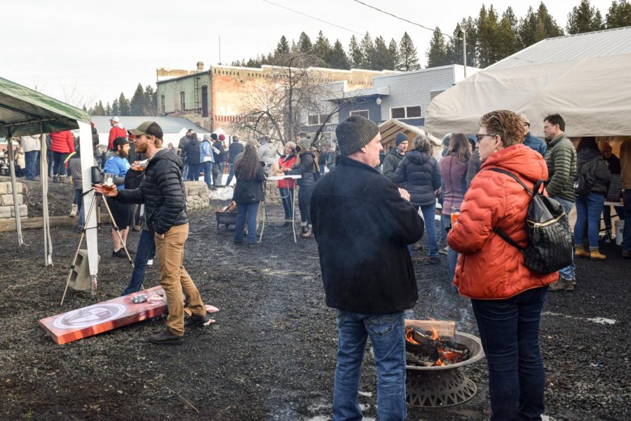 The Palouse Cabin Fever Brew Fest draws hundreds of community members to the town of Palouse every February. Brew Fest co-founder Janet Barstow said they sold over 650 tickets this year.