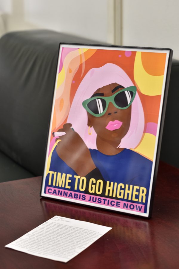 Time to go Higher by Bee Harris at the WSU Womens Centers Black History Month Exhibit, Feb. 22.