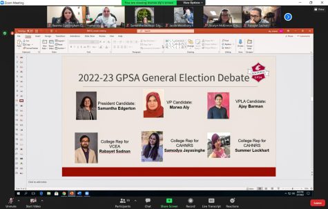 Six candidates are running for GPSA executive positions. 