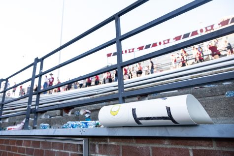 WSU students leave Martin Stadium after the WSU football team loses to Oregon 44-41, Sep. 24.