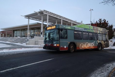 Pullman Transit shut down at around 4:30 p.m. on Monday due to “dangerous road conditions.”