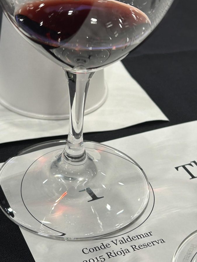 During+the+tasting%2C+multiple+wines+were+prepared+for+attendees%2C+Feb.+7.