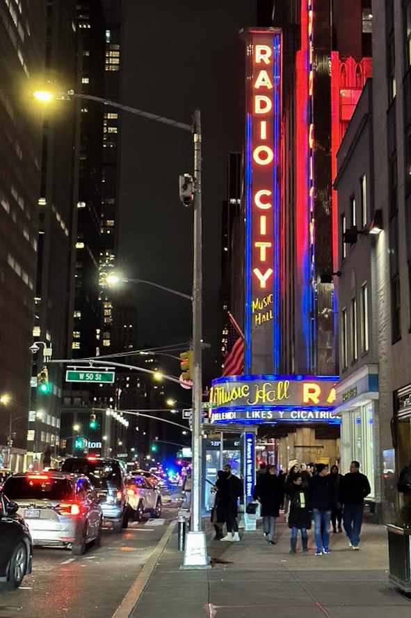 Radio City in Times Square on Saturday, March 11th, 2023.