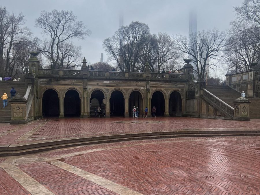 Bethesda Terrace in Central Park. 