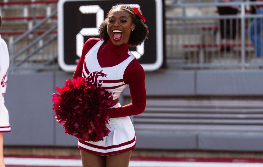 WSU cheerleader JaLynn Williams, one of the cheerleaders going into this coming season who is hoping for a succesful season