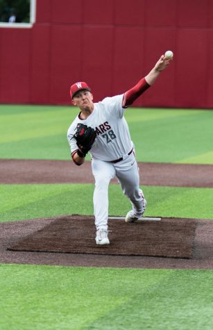 WSU pitcher Spencer Jones throws a pitch during an NCAA baseball game against Gonzaga, Tuesday, May 2, 2023 in Pullman, Wash.