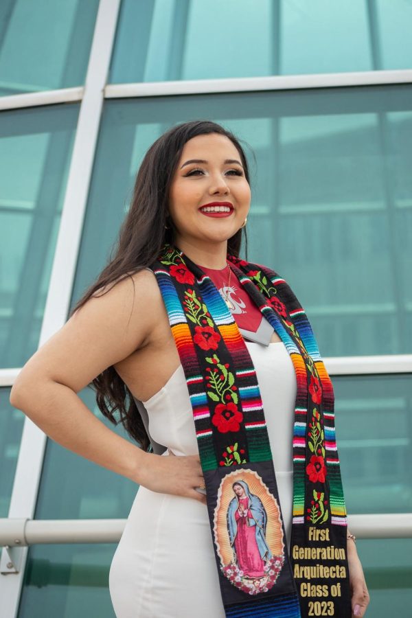 Michelle Cordova-Ramirez is a first-generation student graduating with a bachelors in landscape architecture.