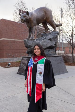 WSU Senior Maritay Mendoza-Quiroz is graduating with dual degrees and the President’s Award for Leadership.