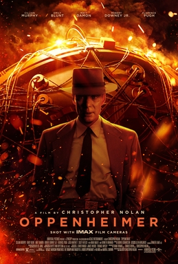 An official poster of Oppenheimer.