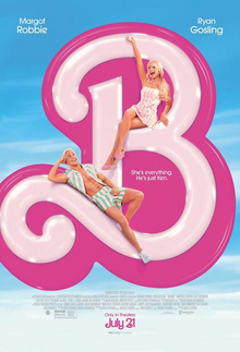 An official poster for Barbie.