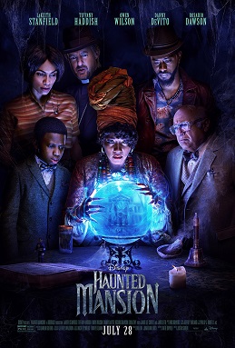 An official poster for Haunted Mansion.