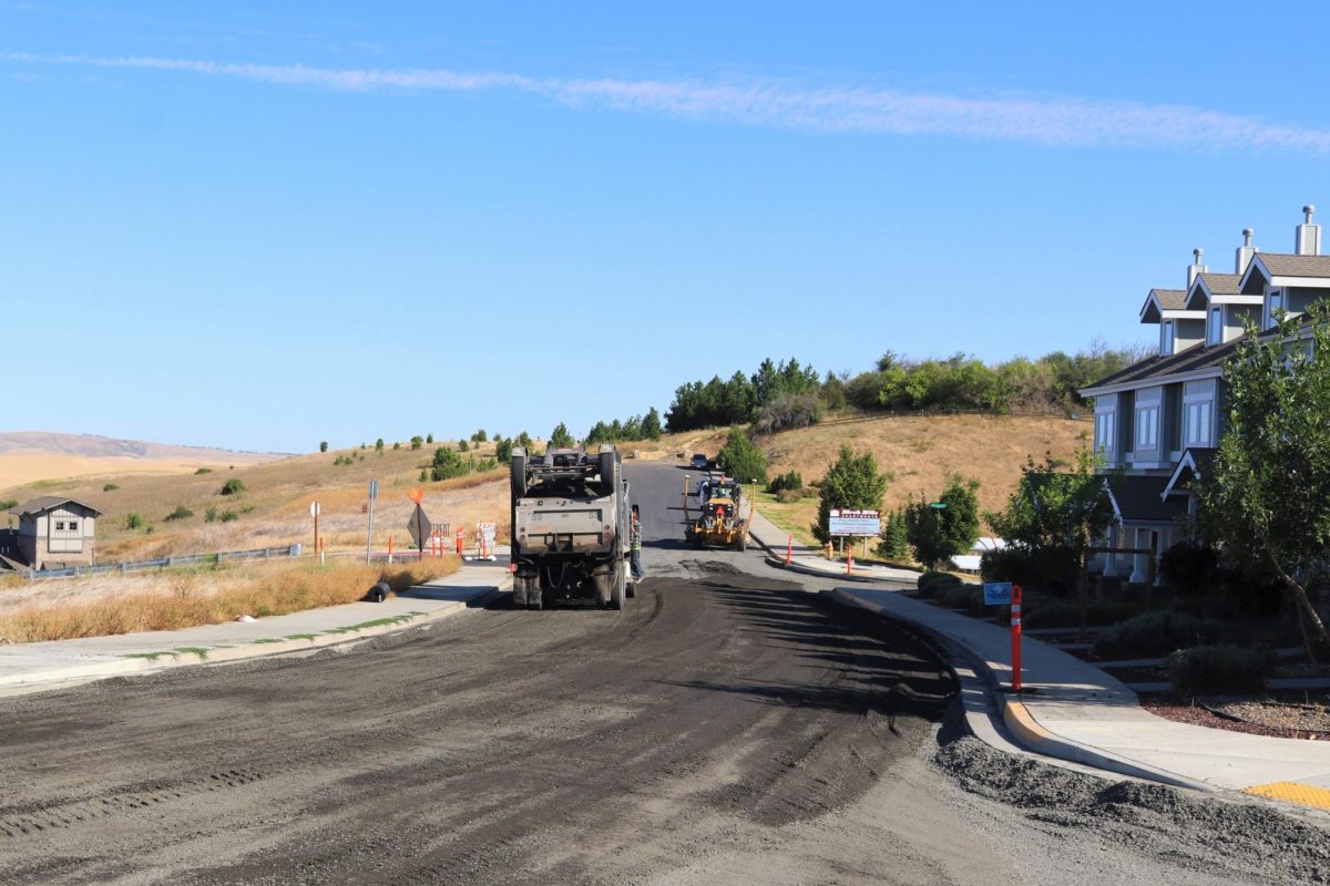 The city is working on resurfacing part of Merman Drive, to be finished this week