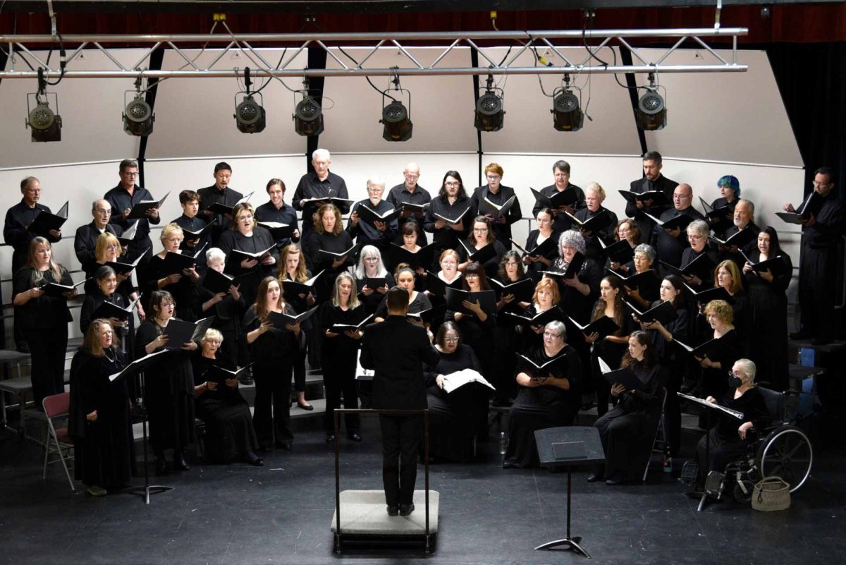 Palouse Choral Society at a performance in October 2022.