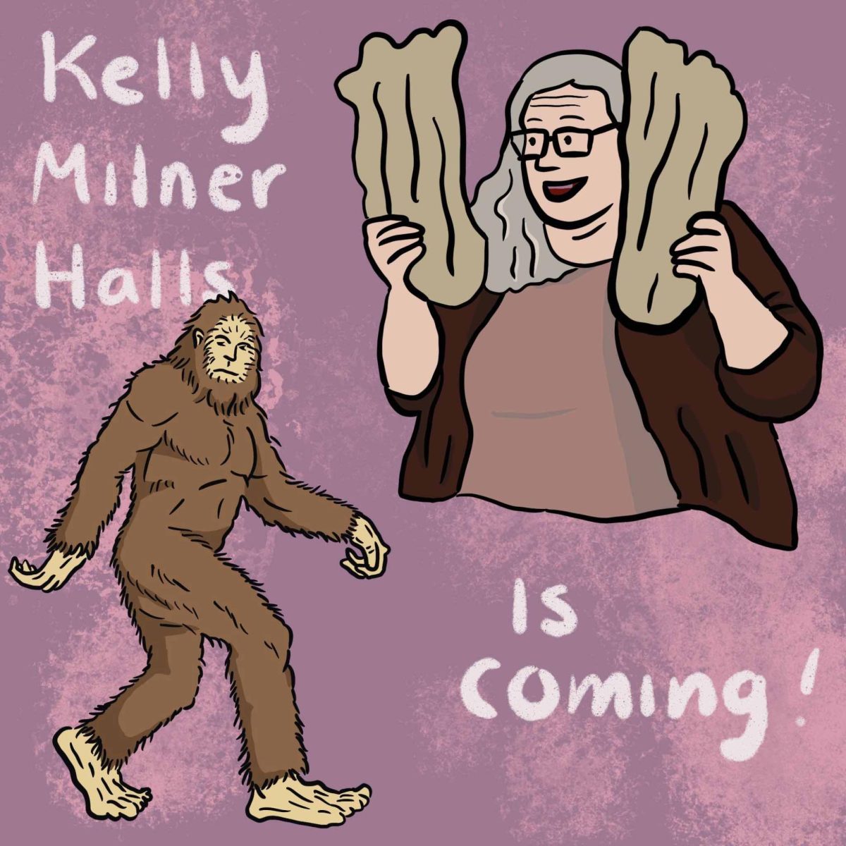 Local childrens author Kelly Milner Halls is presenting on cryptozoology and Bigfoot.