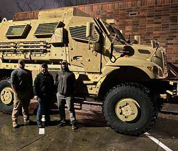 Pullman PD receives a new armored vehicle