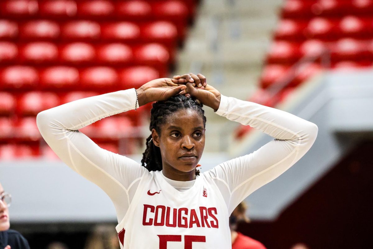 “Yeah, theres no way to explain it. Its just embarrassing,” senior center Bella Murekatete said about WSU womens basketballs 2-point first quarter versus the UW Huskies, Dec. 10 in Pullman, Wash.