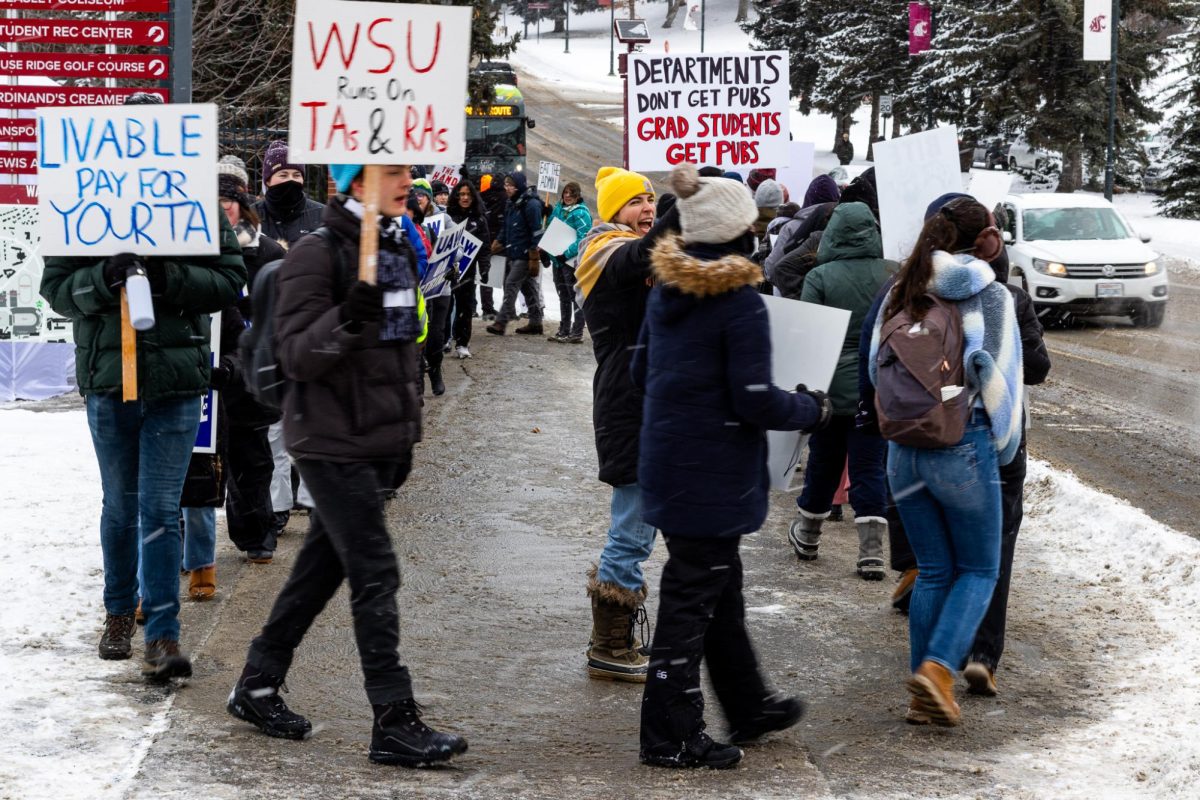 WSU-CASE+protesting+for+better+healthcare+coverage+on+Jan.+17%2C+2024%2C+just+over+a+week+after+WSUs+offer