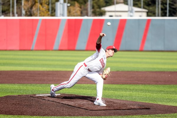 Kevin Haynes gave up two runs over 3.0 innings against Seattle U in a Cougs win, March 20, in Pullman, Wash. 