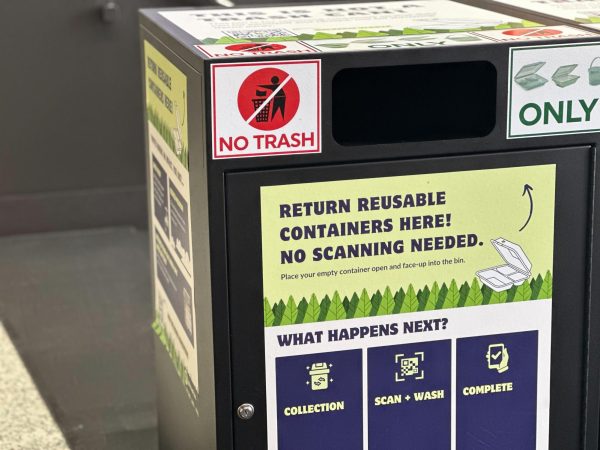This new system is meant to eliminate waste and replaces the previous disposable containter system.