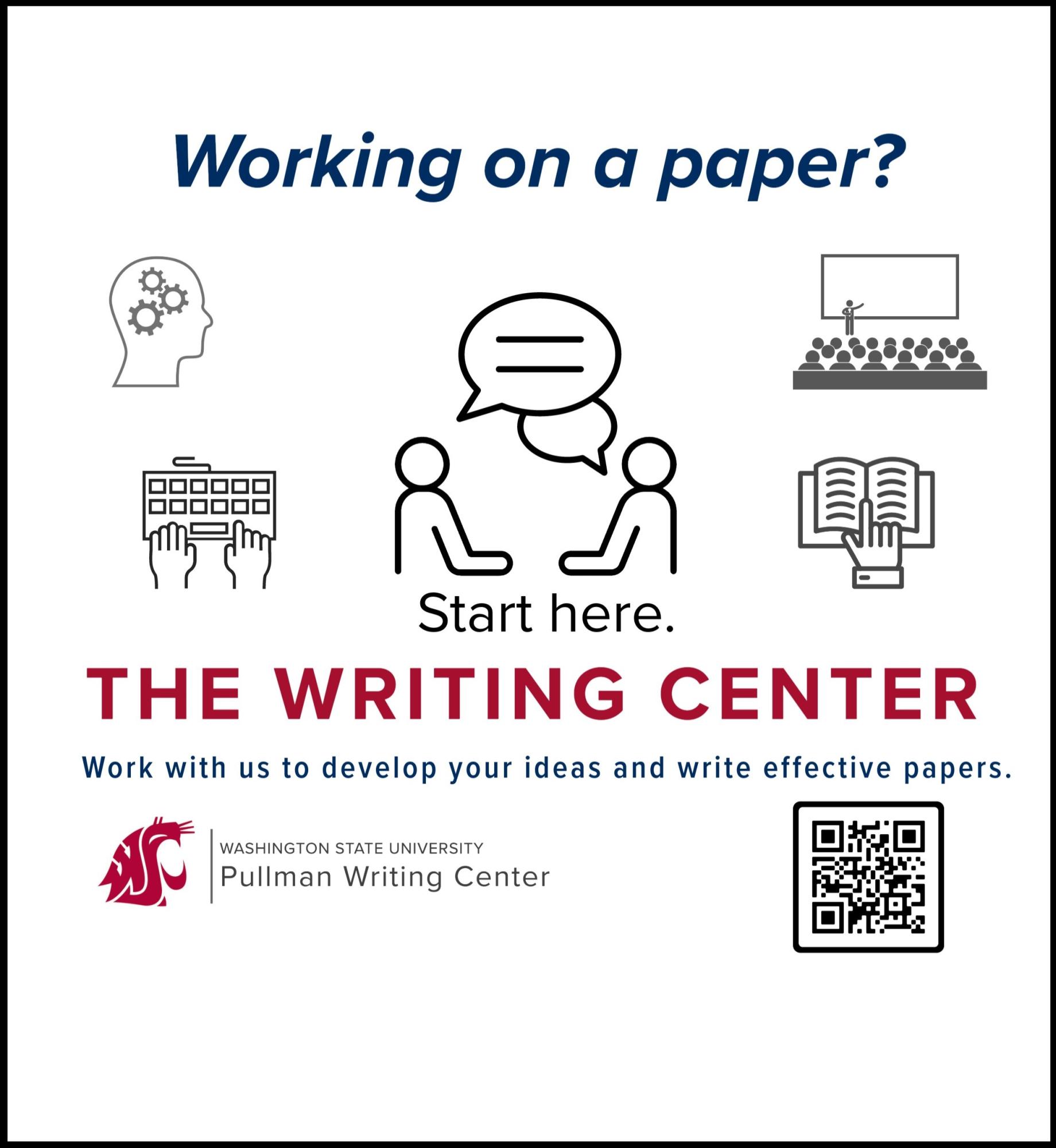 WSU Writing Center ad