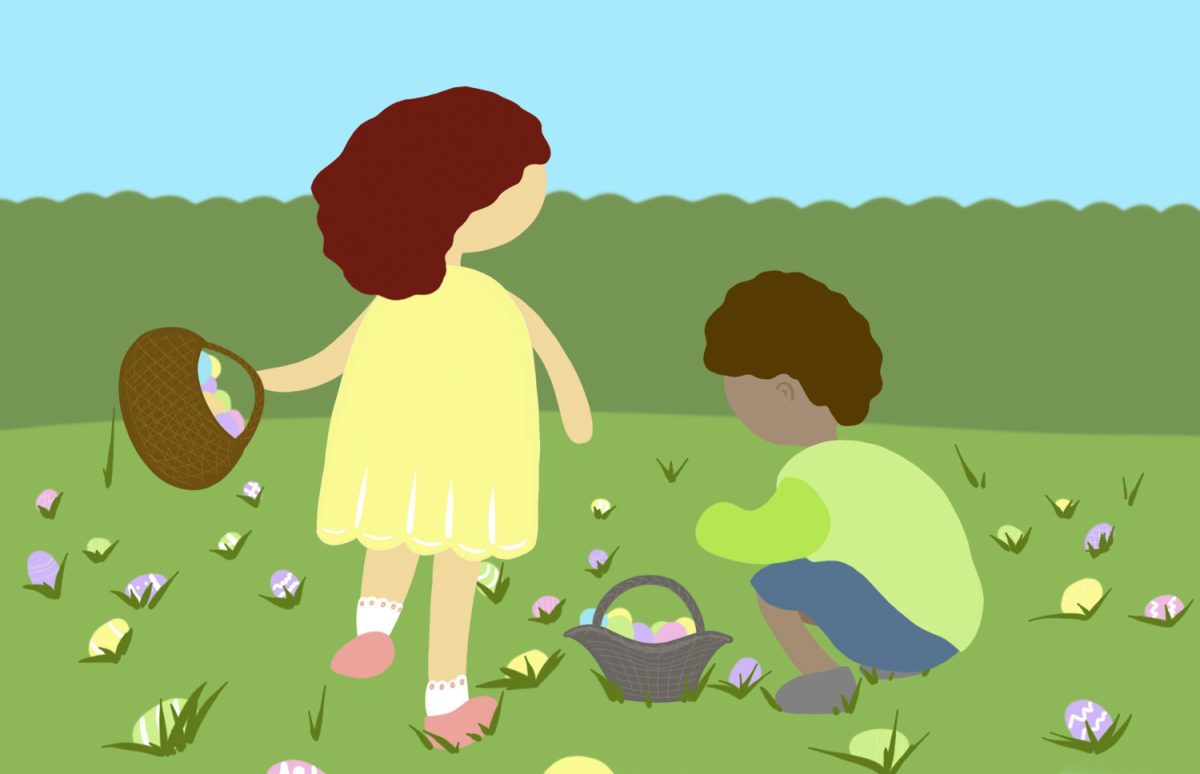 You can make plans to go Easter egg hunting with loved ones.