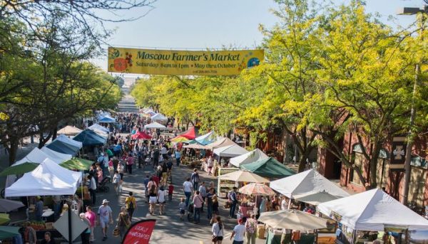 The Moscow Farmers Market held it's last market of the season Oct. 26. Courtesy of the City of Moscow.