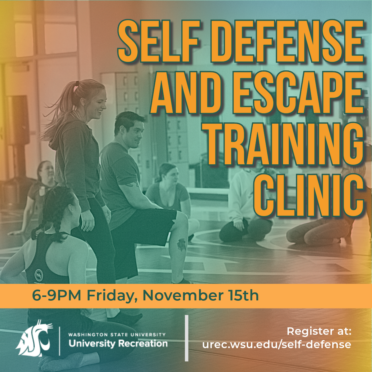 Free WSU self-defense workshop ad