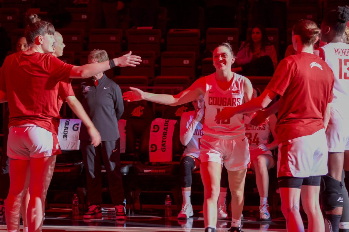 International students celebrated at WSU women’s basketball game