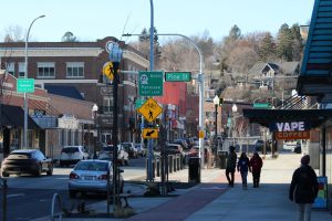 Downtown Pullman on Jan. 21. 