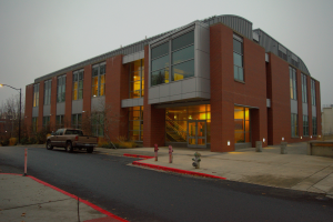 The WSU Institute for Shock Physics building on Troy Lane.