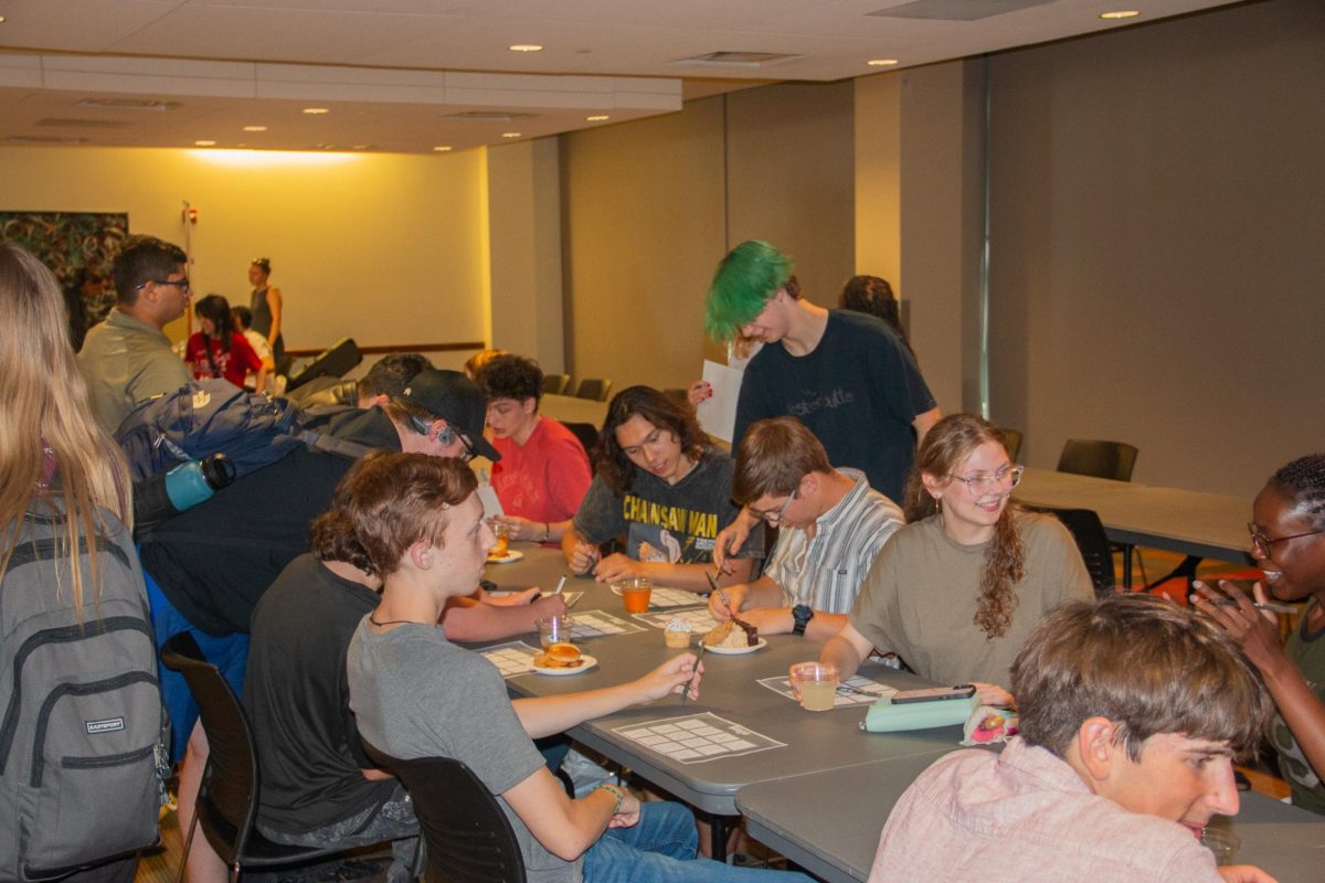 Students socialize at SEB's Speed-Friending event on Aug. 26 