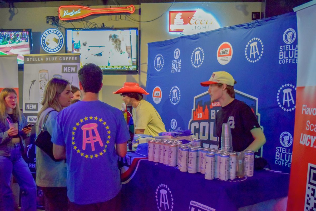 The Barstool Sports best college town voting at Valhalla Bar and Grill, Oct. 17